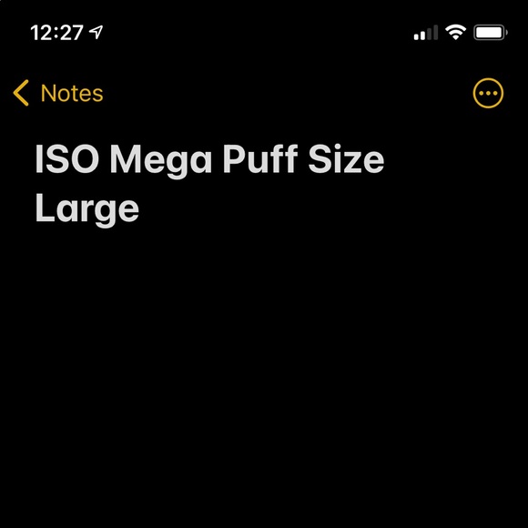 Aritzia Mega Puff Shiny Black Size Large - Picture 1 of 1